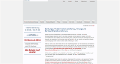 Desktop Screenshot of online-pkv.de